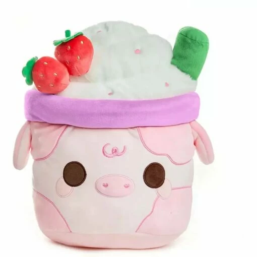 Cuddle Barn 11 Inch Strawberry Mooshake Kawaii Plush Toy -OWL AND GOOSE GIFTS Sales 11strmoo cuddle barn 11 inch strawberry mooshake kawaii plush toy 451096