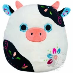 Squishmallow 12 Inch Connor The Cow Day Of The Dead Plush Toy
