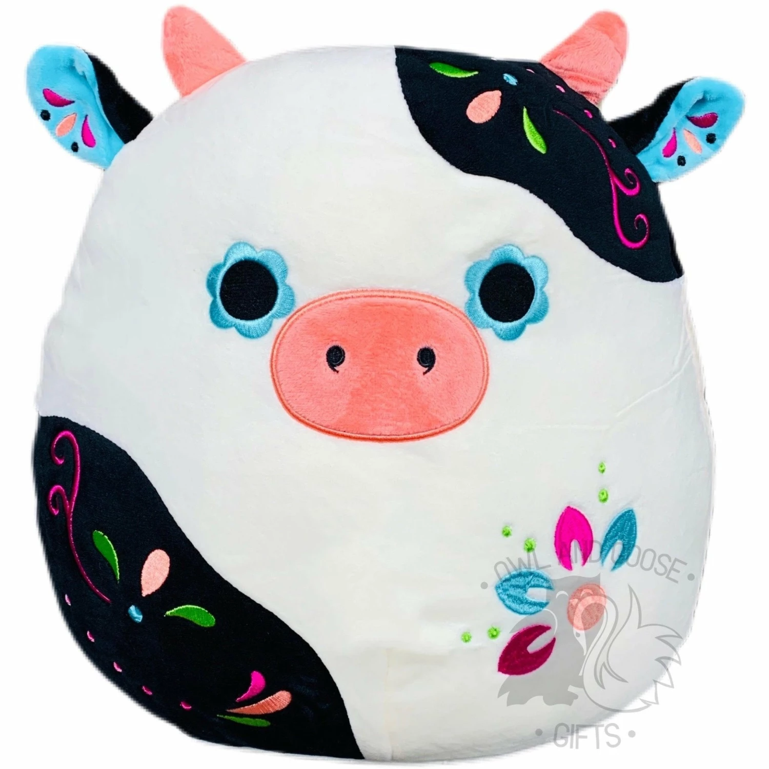 Squishmallow 12 Inch Connor The Cow Day Of The Dead Plush Toy 3 Squishmallow 12 Inch Connor The Cow Day Of The Dead Plush Toy