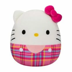 Squishmallow 8 Inch Hello Kitty Plaid Squad Sanrio Plush Toy