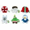 Bumbumz 7.5 Inch Holiday Bumz Set Of 6 - Penelope, Marci, Gabrielle, Yano, Tinsel, Paulo -OWL AND GOOSE GIFTS Sales bumbumz 75 inch holiday bumz set of 6 penelope marci gabrielle yano tinsel paulo 377168