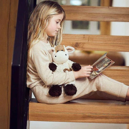 Warmies 13 Inch Brown Cow Microwavable Plush Toy 4 Warmies 13 Inch Brown Cow Microwavable Plush Toy - Image 2